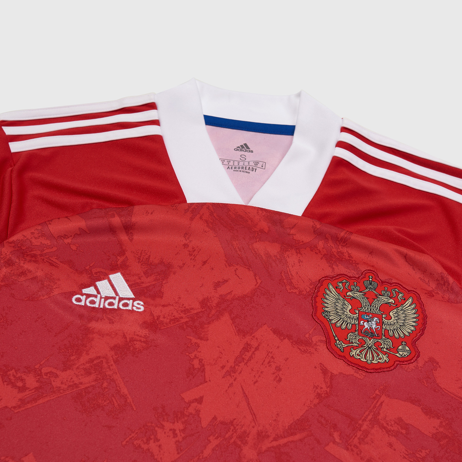 Футболка игровая домашняя Adidas сборной России сезон 2020/21