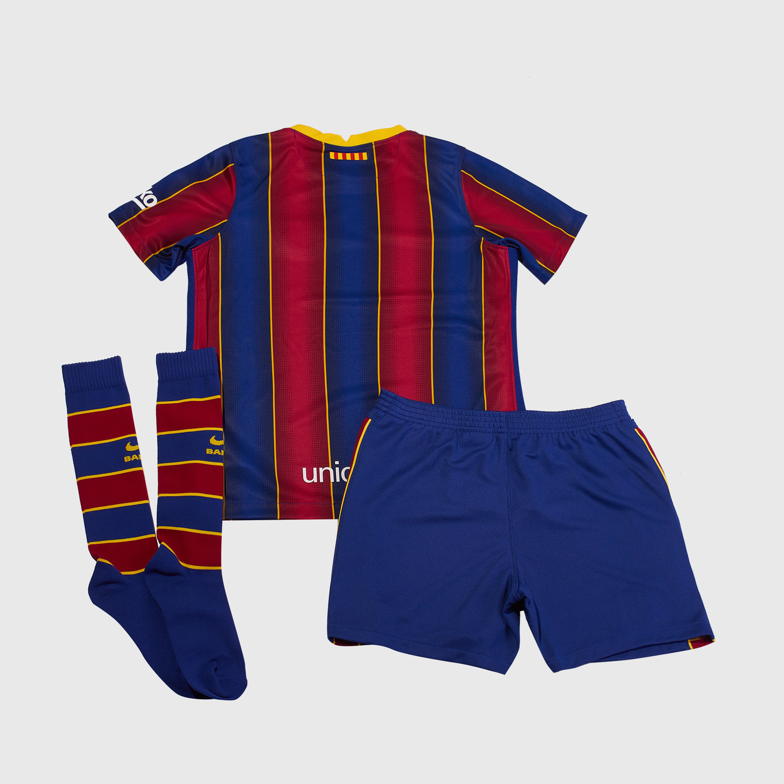 Комплект детской формы Nike Barcelona сезон 2020/21