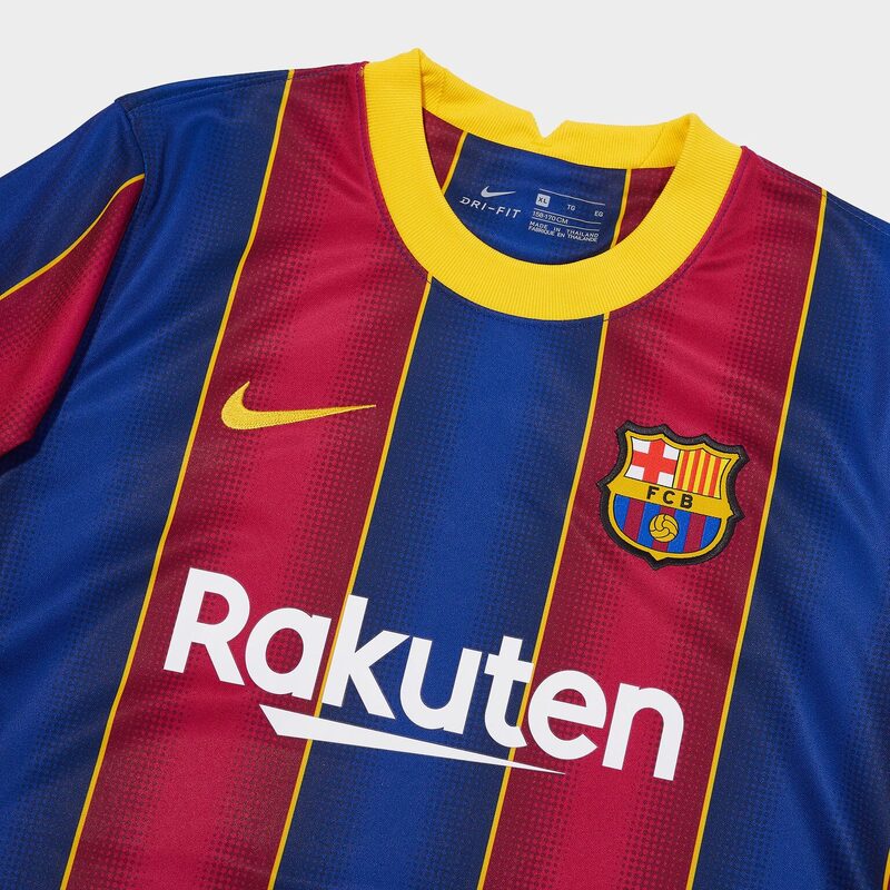 Футболка домашняя подростковая Nike Barcelona сезон 2020/21