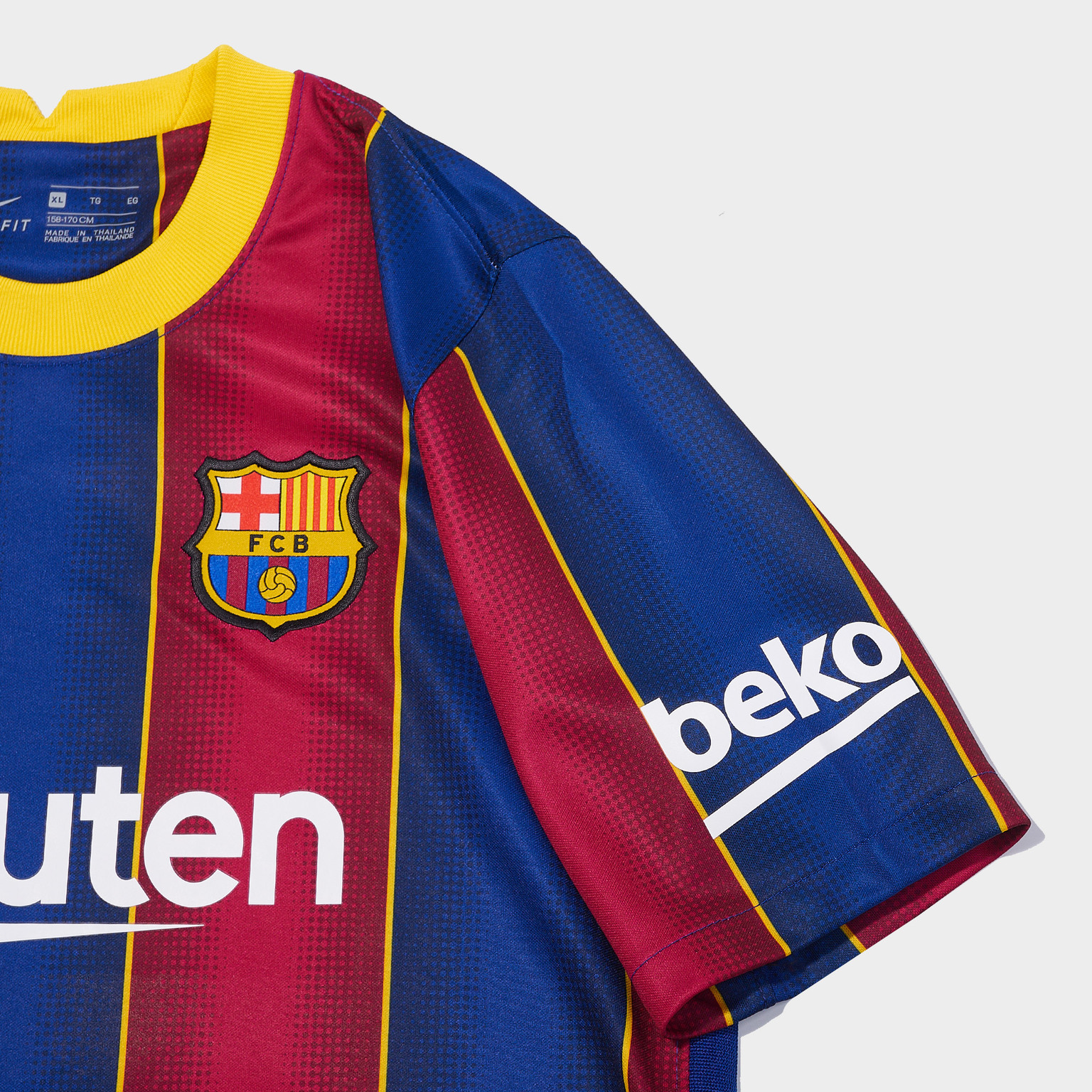 Футболка домашняя подростковая Nike Barcelona сезон 2020/21