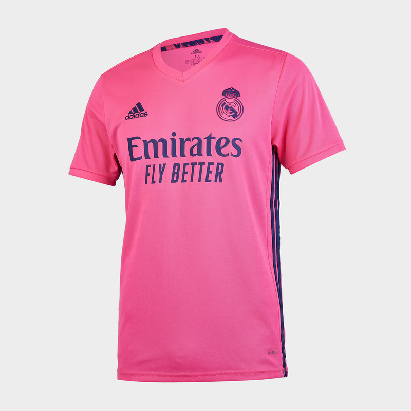 Футболка игровая выездная Adidas Real Madrid сезон 2020/21
