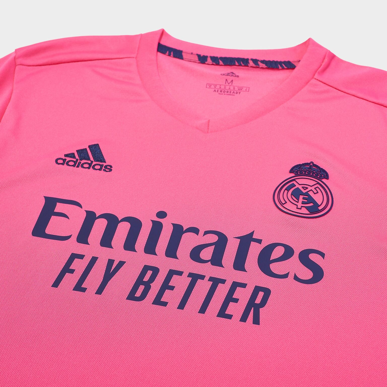 Футболка игровая выездная Adidas Real Madrid сезон 2020/21