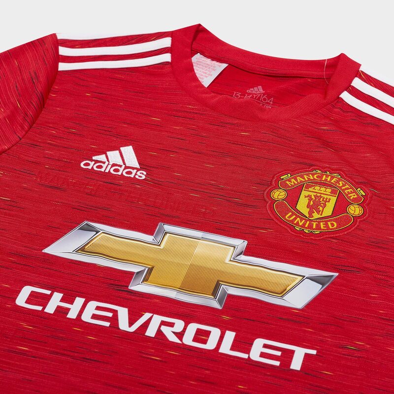 Футболка домашняя подростковая Adidas Manchester United сезон 2020/21