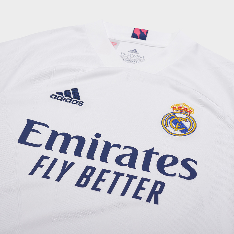 Футболка домашняя подростковая Adidas Real Madrid сезон 2020/21