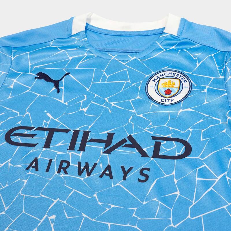 Футболка домашняя подростковая Puma Manchester City сезон 2020/21