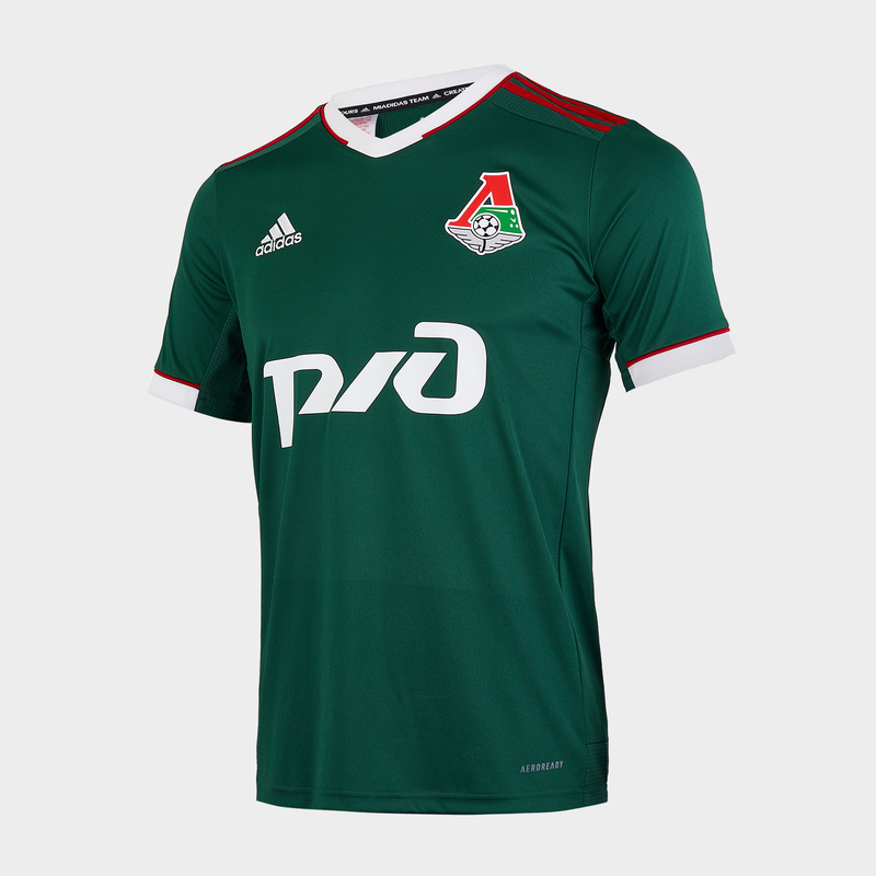 Футболка домашняя подростковая Adidas Lokomotiv сезон 2020/21