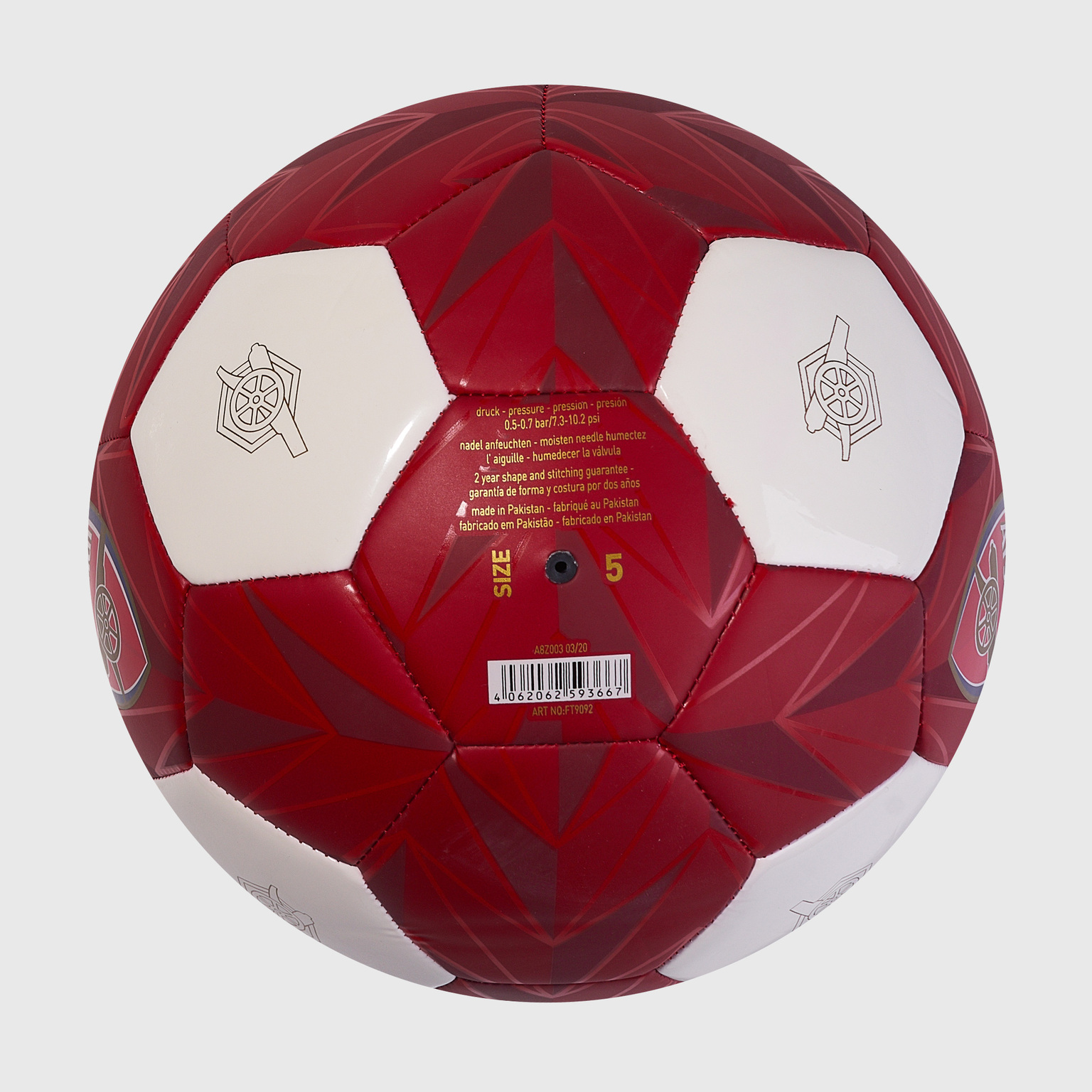 Футбольный мяч Adidas Arsenal FT9092