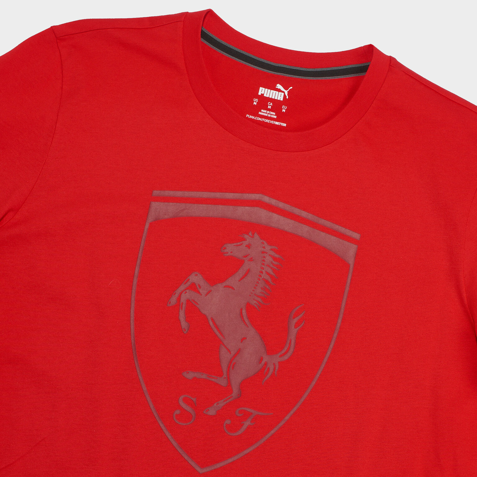 Футболка хлопковая Puma Ferrari Big Shield Tee 59540802