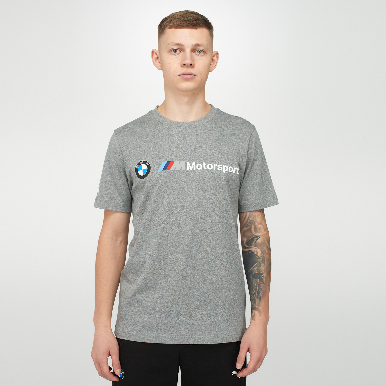 Футболка хлопковая Puma BMW MMS Logo Tee 59536903