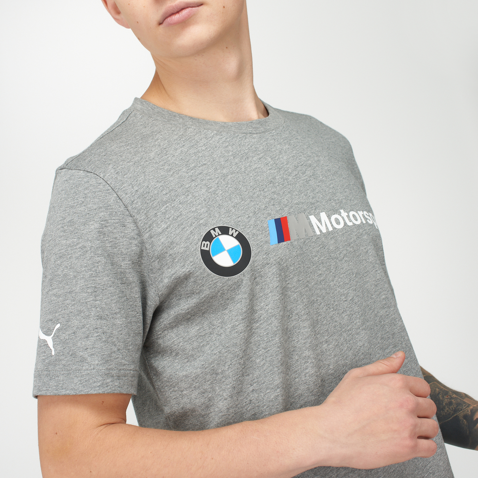 Футболка хлопковая Puma BMW MMS Logo Tee 59536903