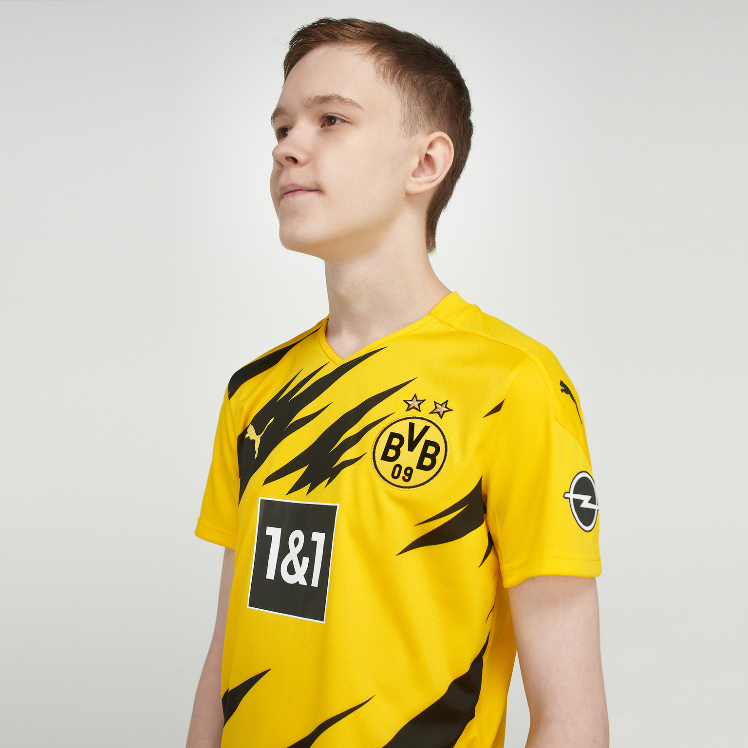 Футболка домашняя подростковая Puma Borussia сезон 2020/21