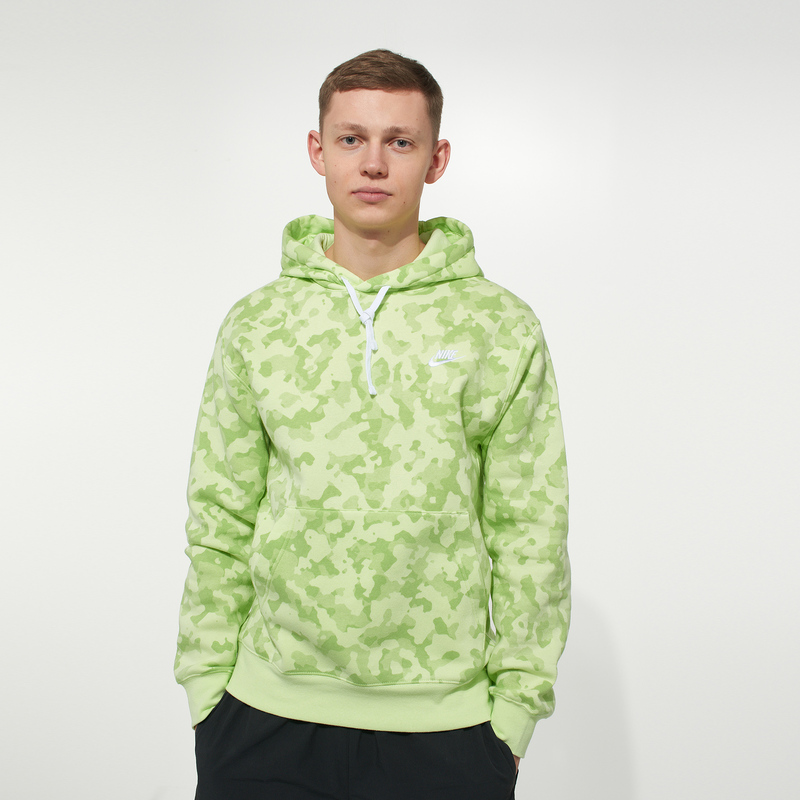 Толстовка Nike Club BB Hoodie Camo DA0055-383