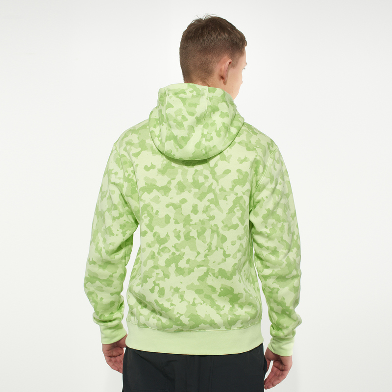 Толстовка Nike Club BB Hoodie Camo DA0055-383