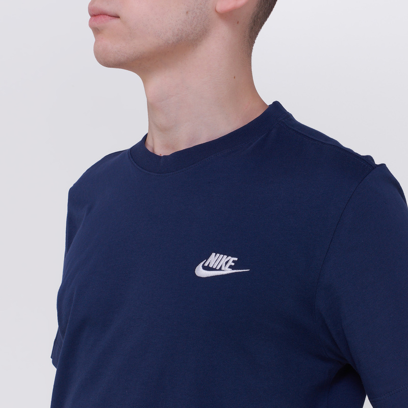 Футболка хлопковая Nike Club Tee AR4997-410