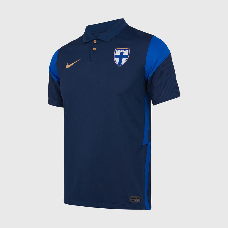 Футболка игровая выездная Nike сборной Финляндии сезон 2020/21