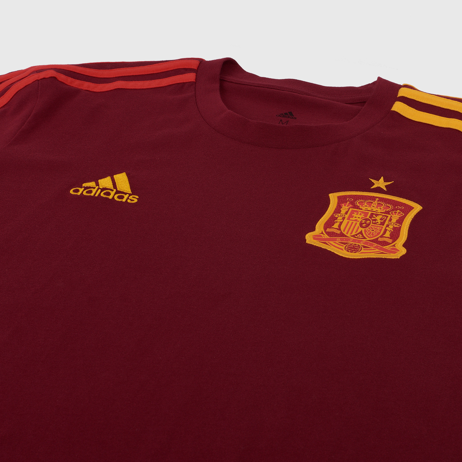 Футболка хлопковая Adidas сборной Испании сезон 2020/21 — купить в  интернет-магазине FotballStore; цена, фото, доставка