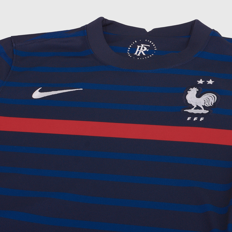 Женская игровая домашняя футболка Nike сборной Франции сезон 2020/21