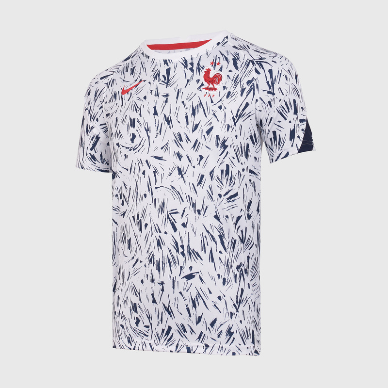 Футболка предыгровая подростковая Nike сборной Франции сезон 2020/21