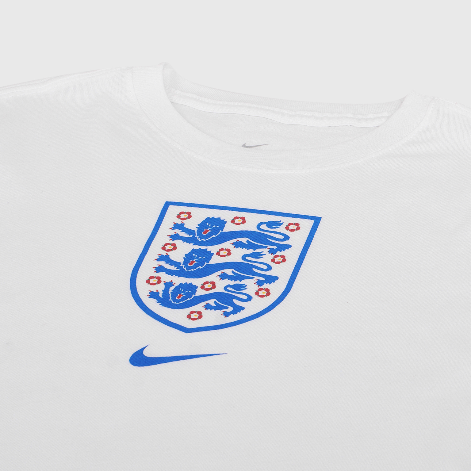 Футболка подростковая хлопковая Nike сборной Англии сезон 2020/21