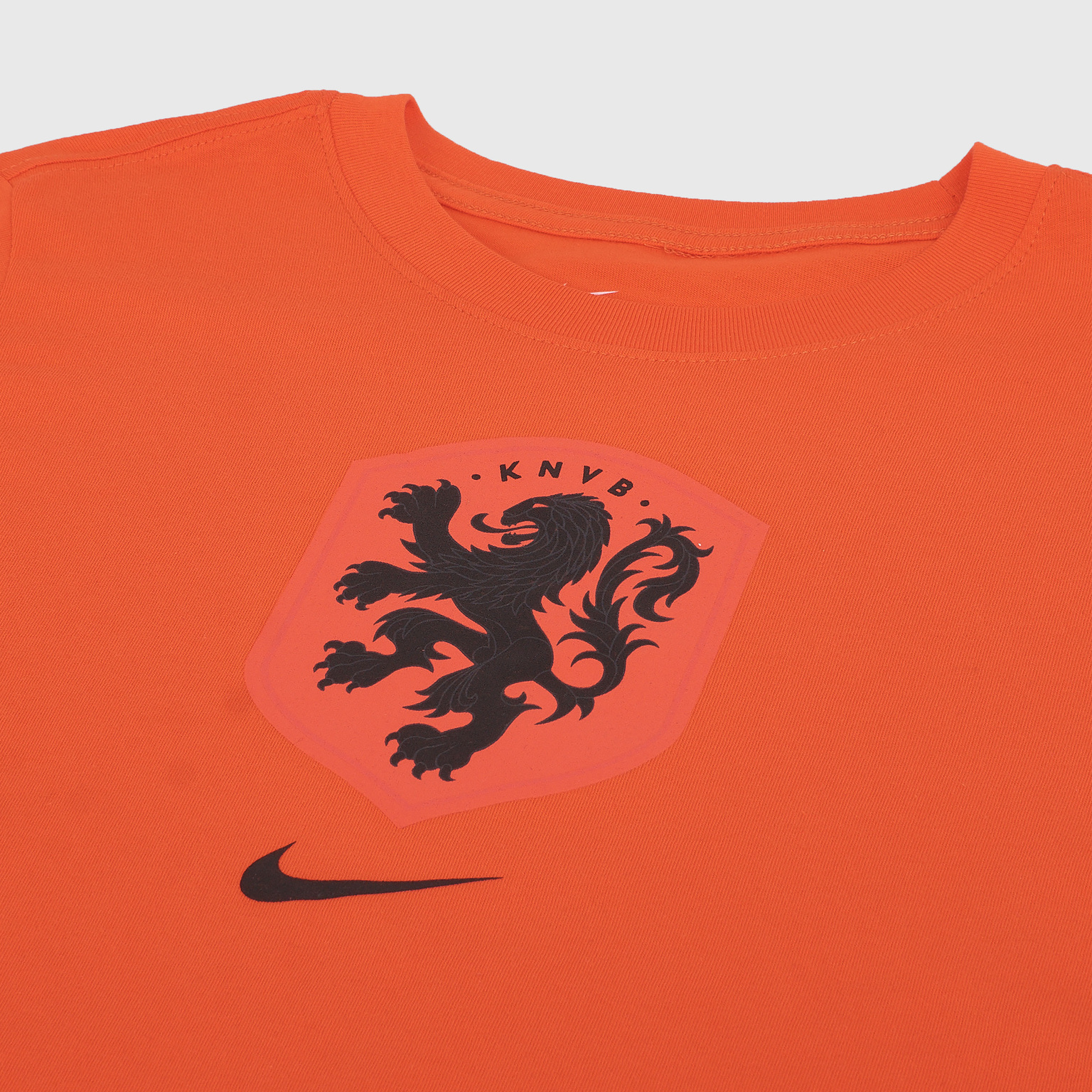 Футболка подростковая хлопковая Nike сборной Нидерландов сезон 2020/21