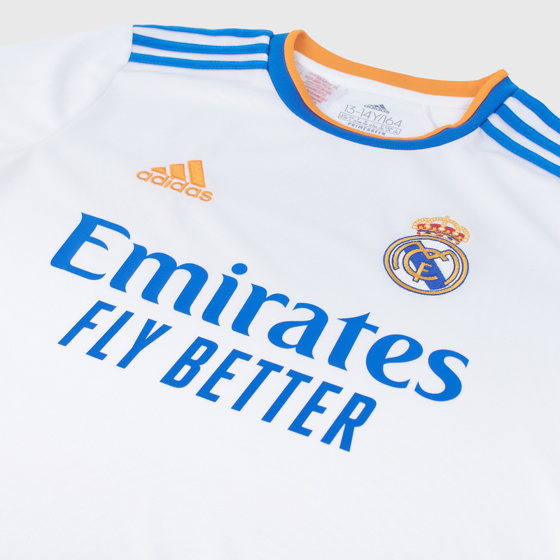 Футболка домашняя подростковая Adidas Real Madrid сезон 2021/22