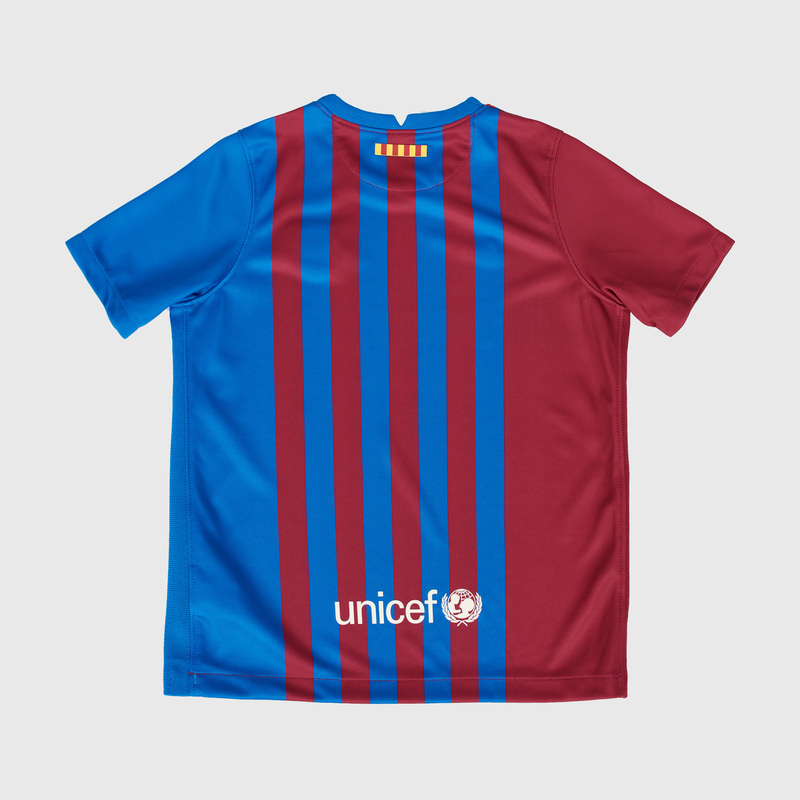 Комплект детской формы Nike Barcelona сезон 2021/22