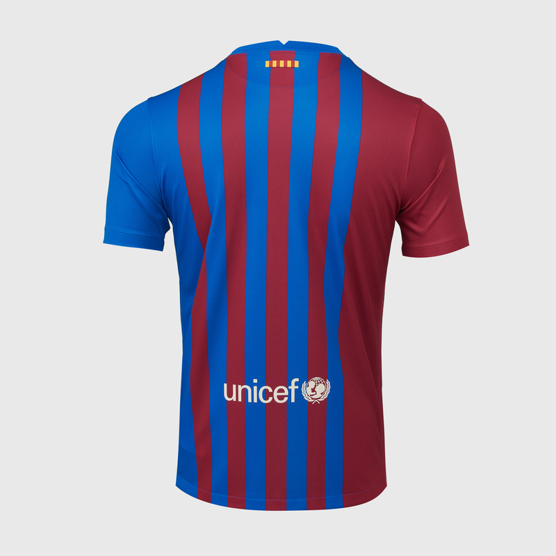Футболка домашняя подростковая Nike Barcelona сезон 2021/22