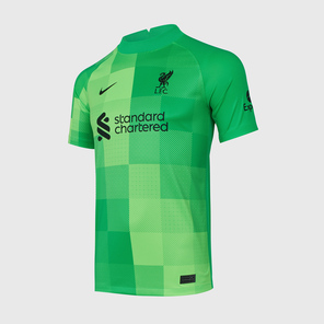 Футболка вратарская подростковая Nike Liverpool сезон 2021/22