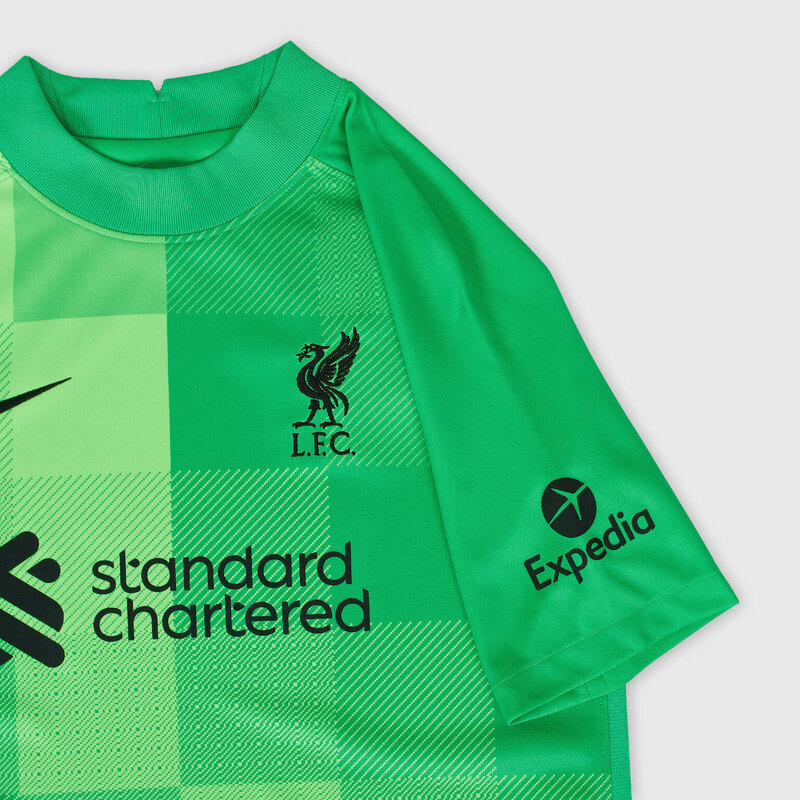 Футболка вратарская подростковая Nike Liverpool сезон 2021/22