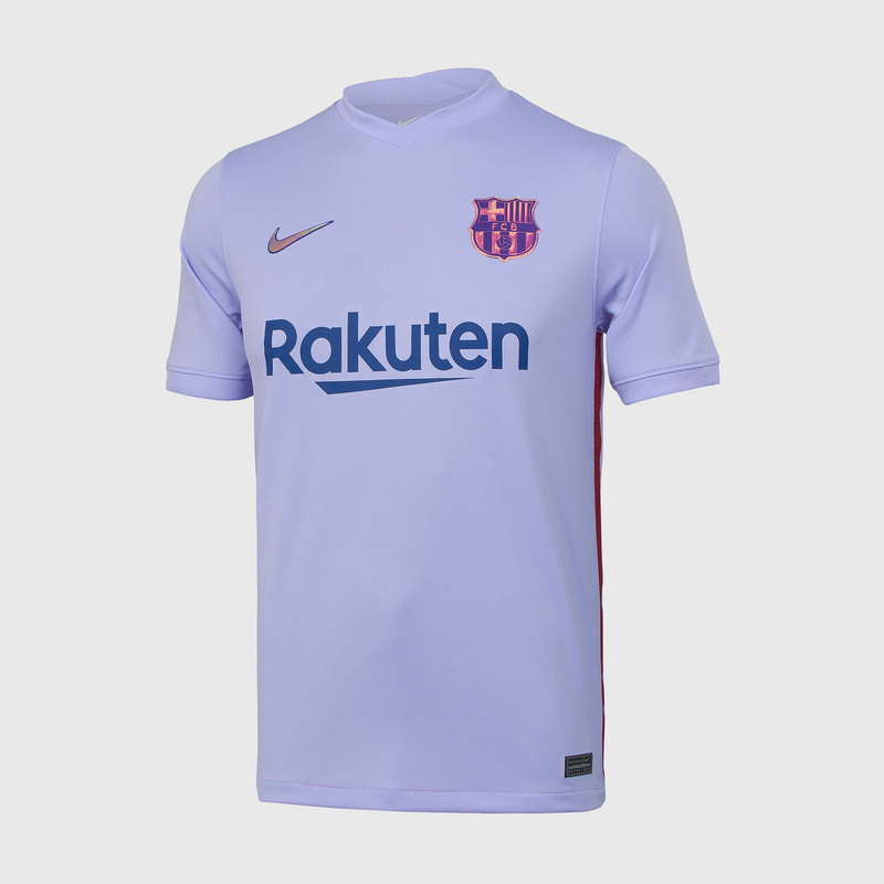 Футболка игровая выездная Nike Barcelona сезон 2021/22