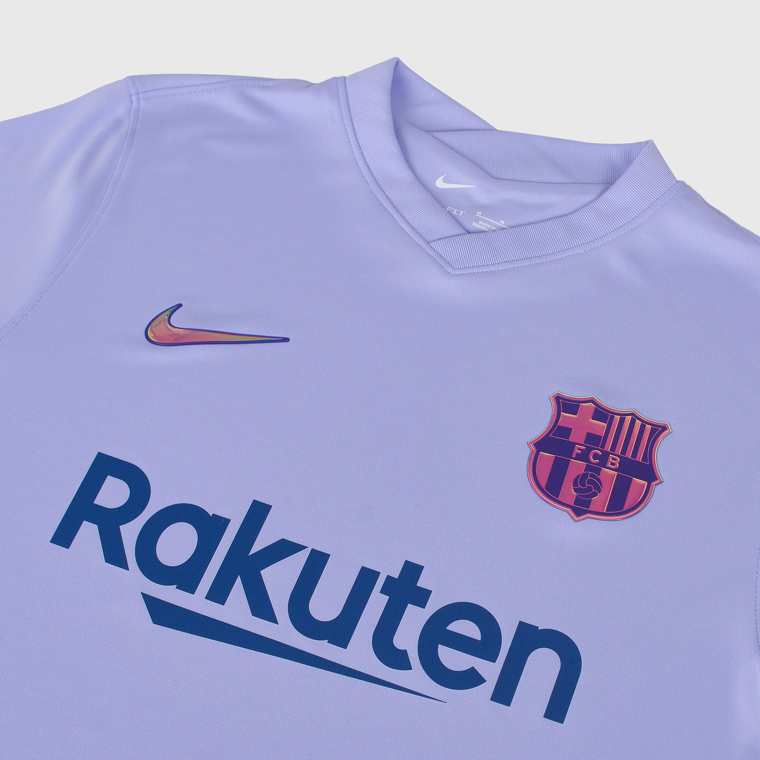 Футболка игровая выездная Nike Barcelona сезон 2021/22