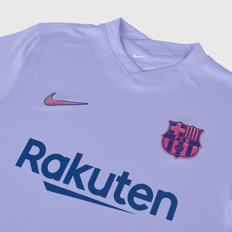 Футболка игровая выездная Nike Barcelona сезон 2021/22