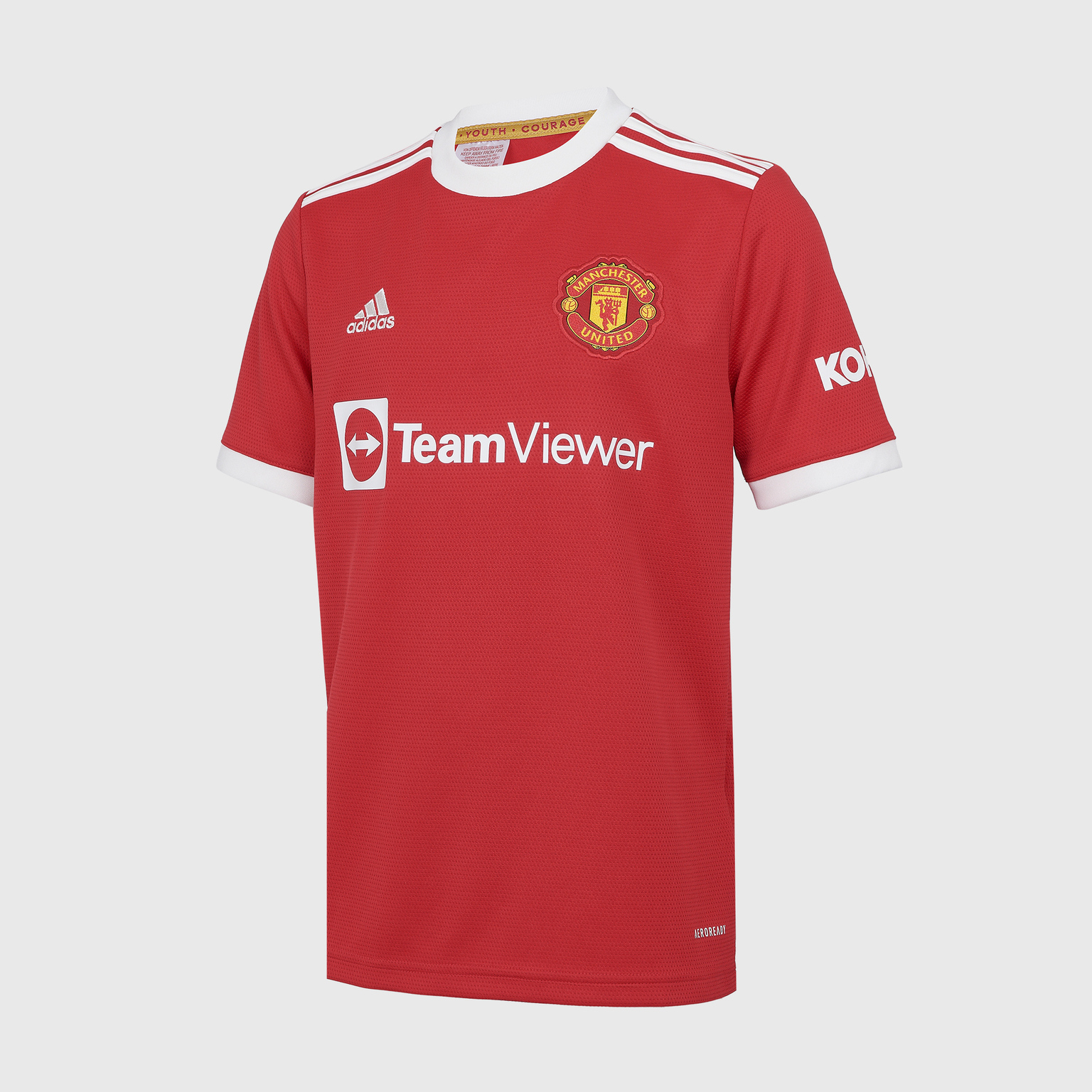 Футболка домашняя подростковая Adidas Manchester United сезон 2021/22