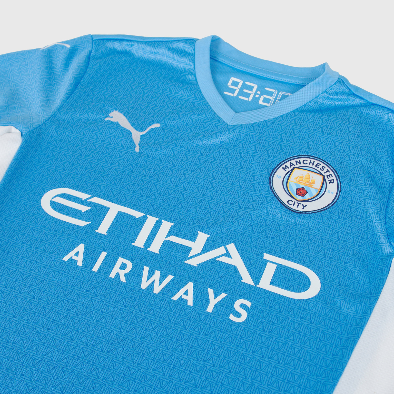 Футболка домашняя подростковая Puma Manchester City сезон 2021/2022