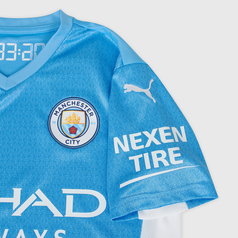 Футболка домашняя подростковая Puma Manchester City сезон 2021/2022