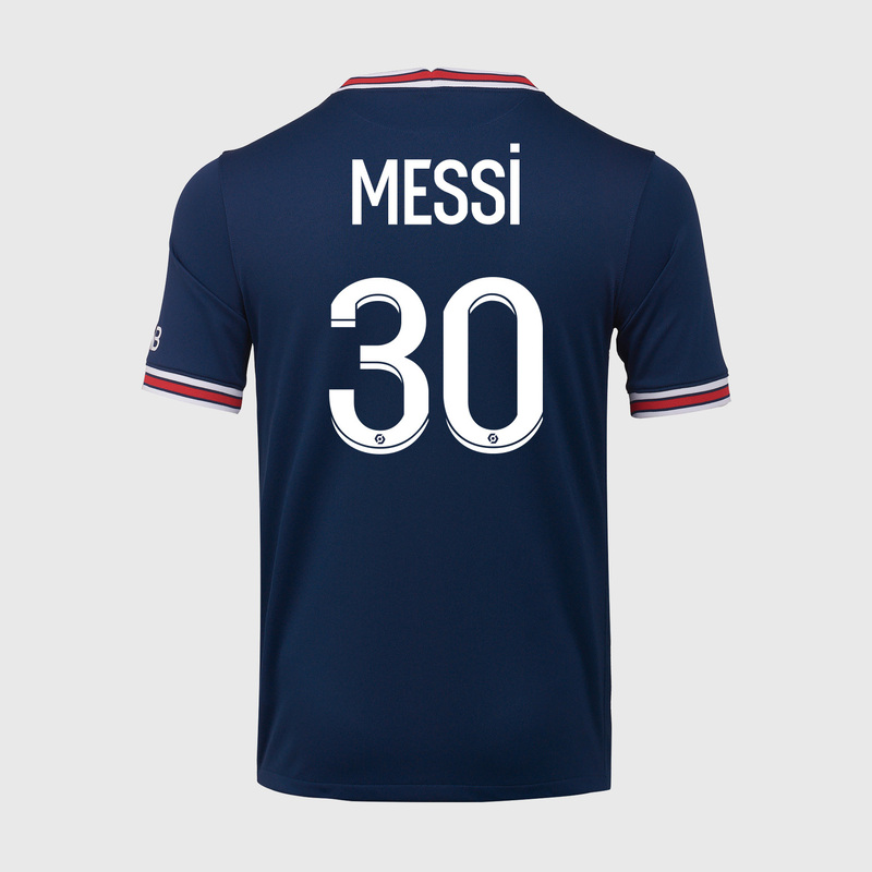 Футболка подростковая домашняя Nike PSG Месси номер 30