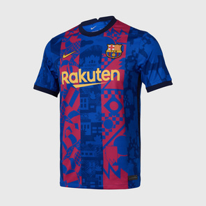 Футболка игровая резервная Nike Barcelona сезон 2021/22