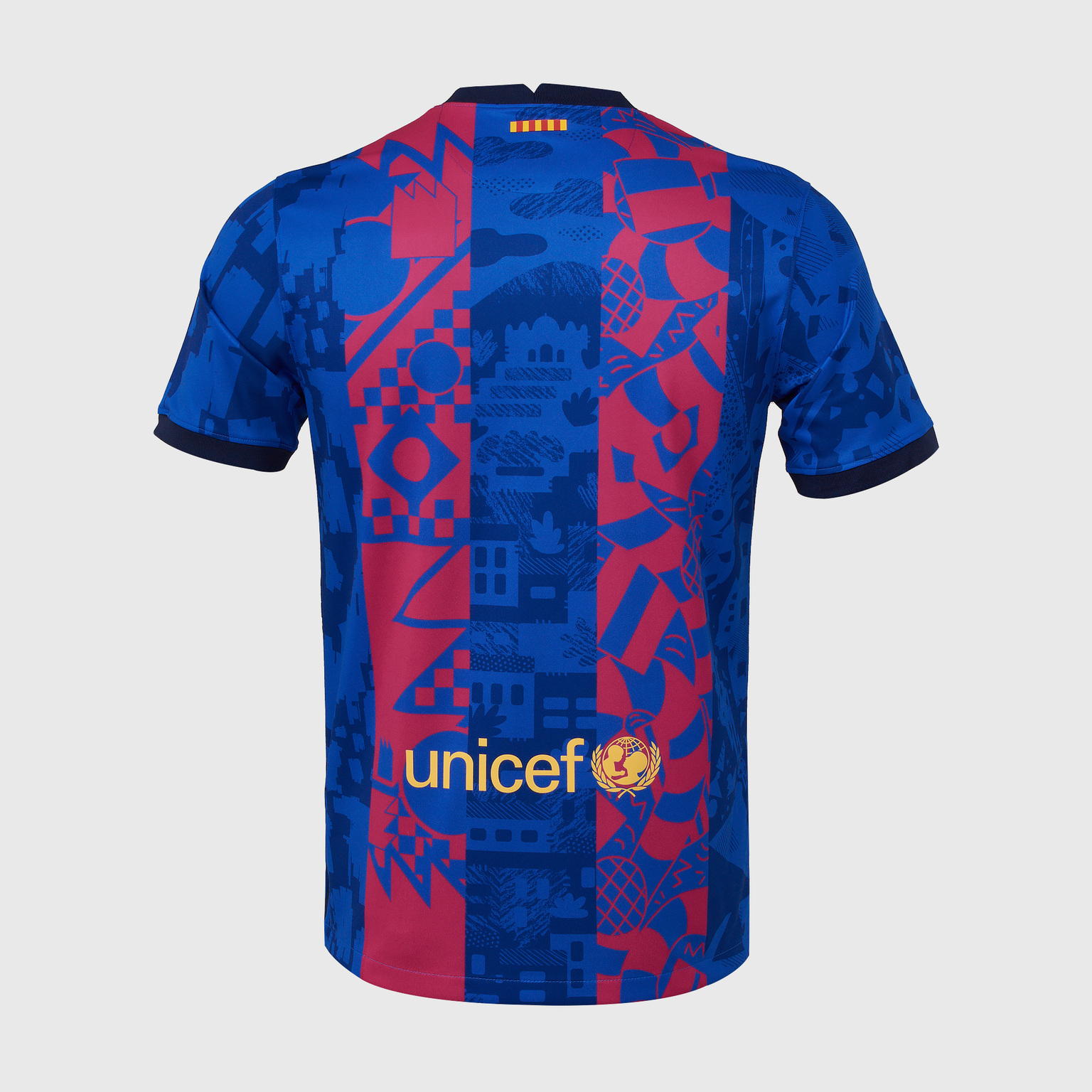 Футболка игровая резервная Nike Barcelona сезон 2021/22