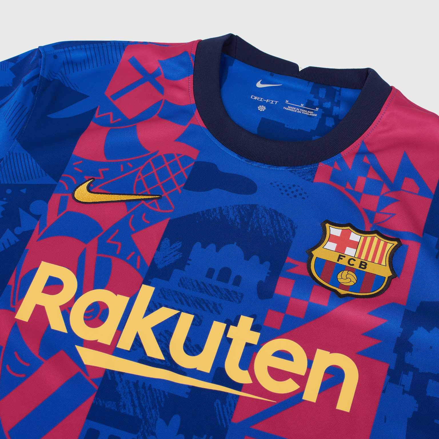 Футболка игровая резервная Nike Barcelona сезон 2021/22