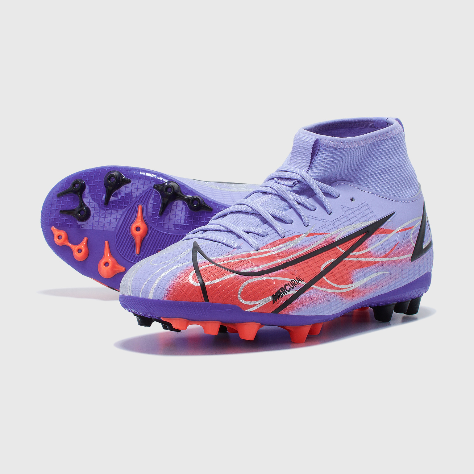 Бутсы детские Nike Superfly 8 Academy Kylian Mbappe AG DB2675-506