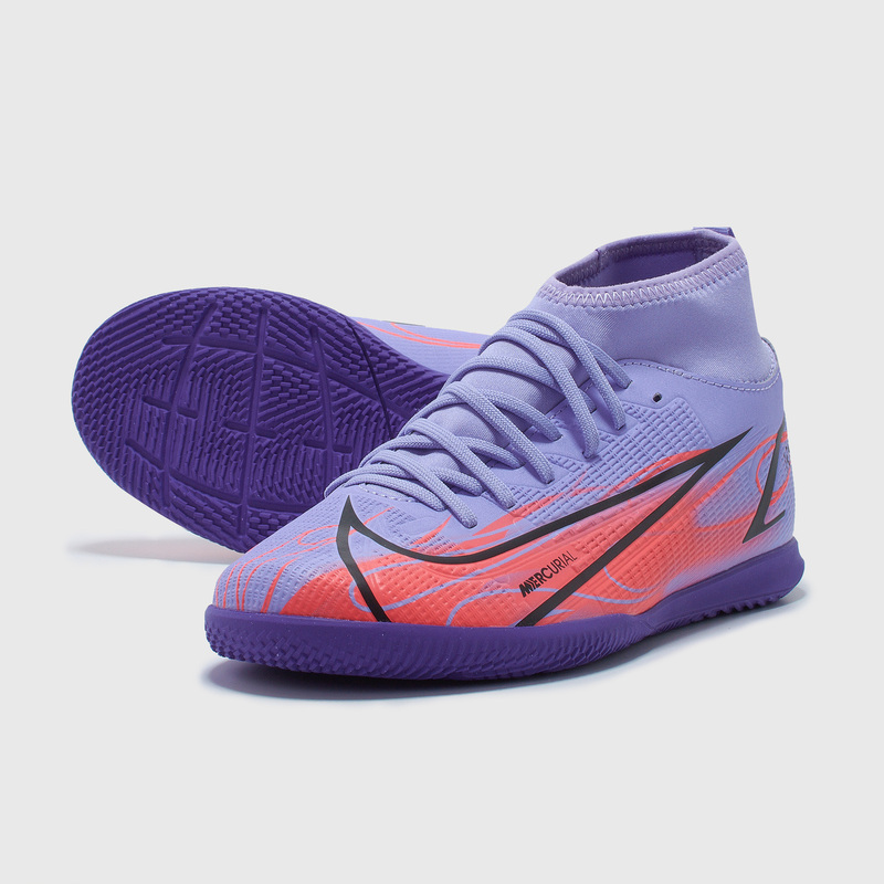 Футзалки детские Nike Superfly 8 Club Kylian Mbappe IC DB0932-506