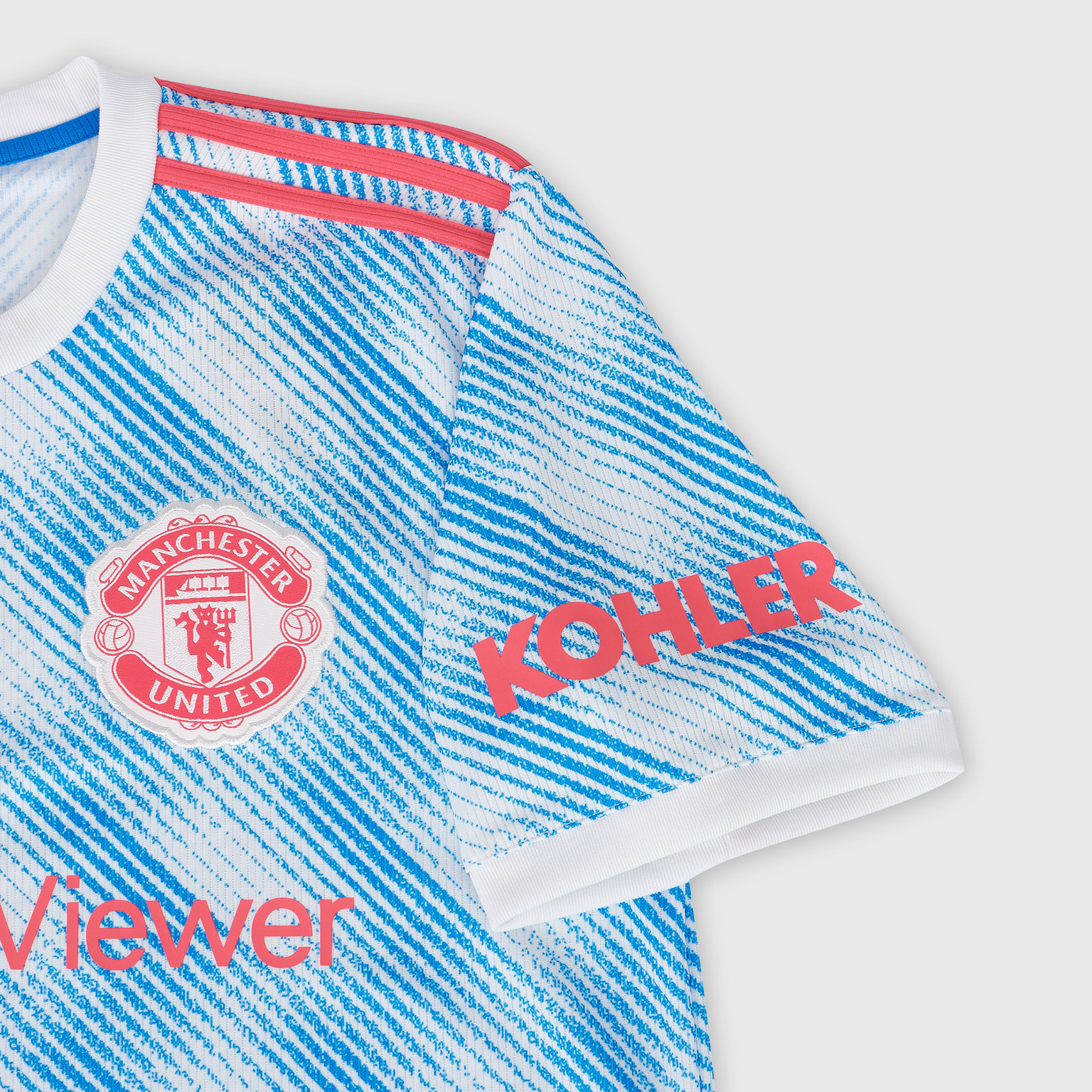 Футболка игровая выездная Adidas Manchester United сезон 2021/22