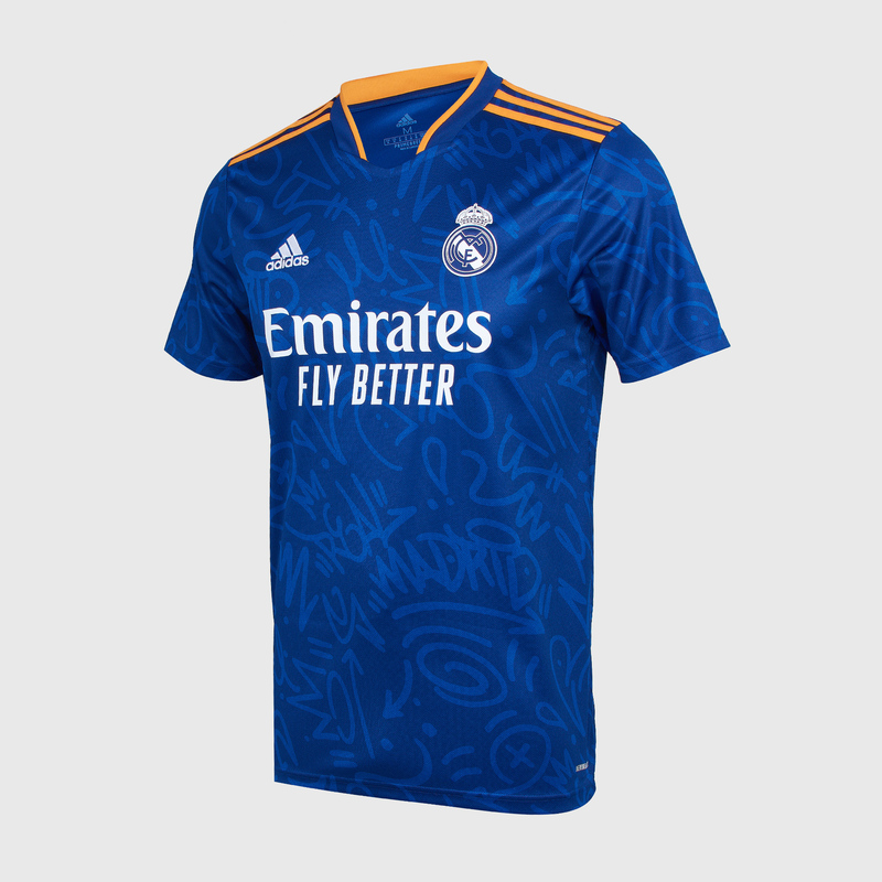 Футболка игровая выездная Adidas Real Madrid сезон 2021/22