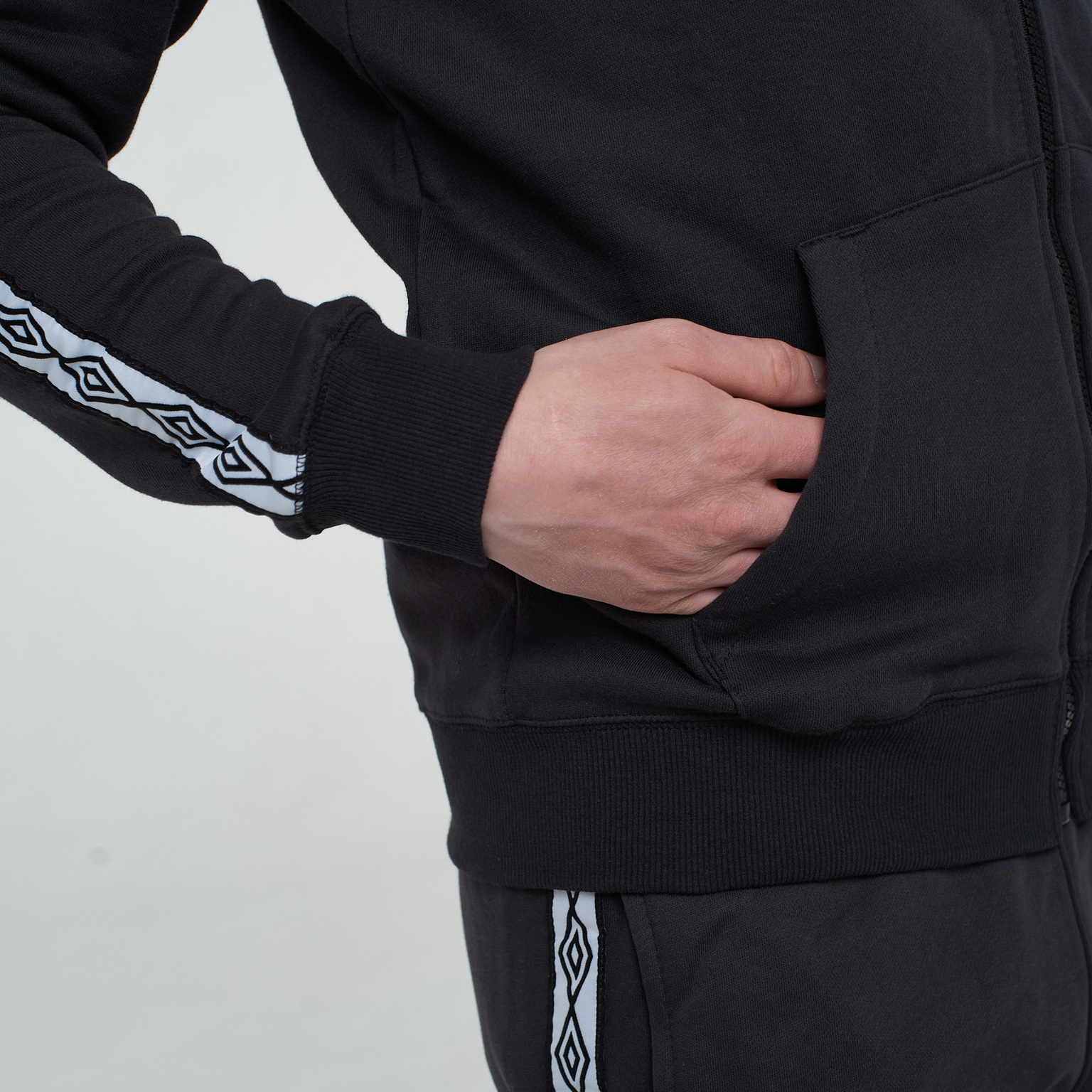 Толстовка Umbro Taped Zip Hoodie 65776U-060