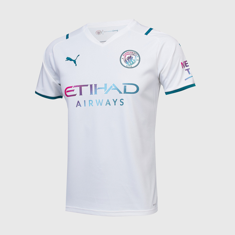 Футболка игровая выездная Puma Manchester City сезон 2021/22