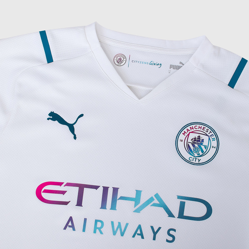 Футболка игровая выездная Puma Manchester City сезон 2021/22