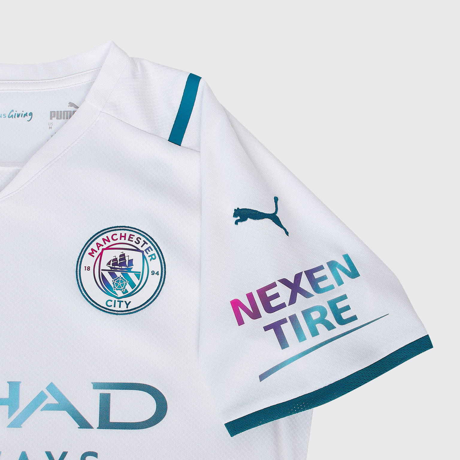 Футболка игровая выездная Puma Manchester City сезон 2021/22