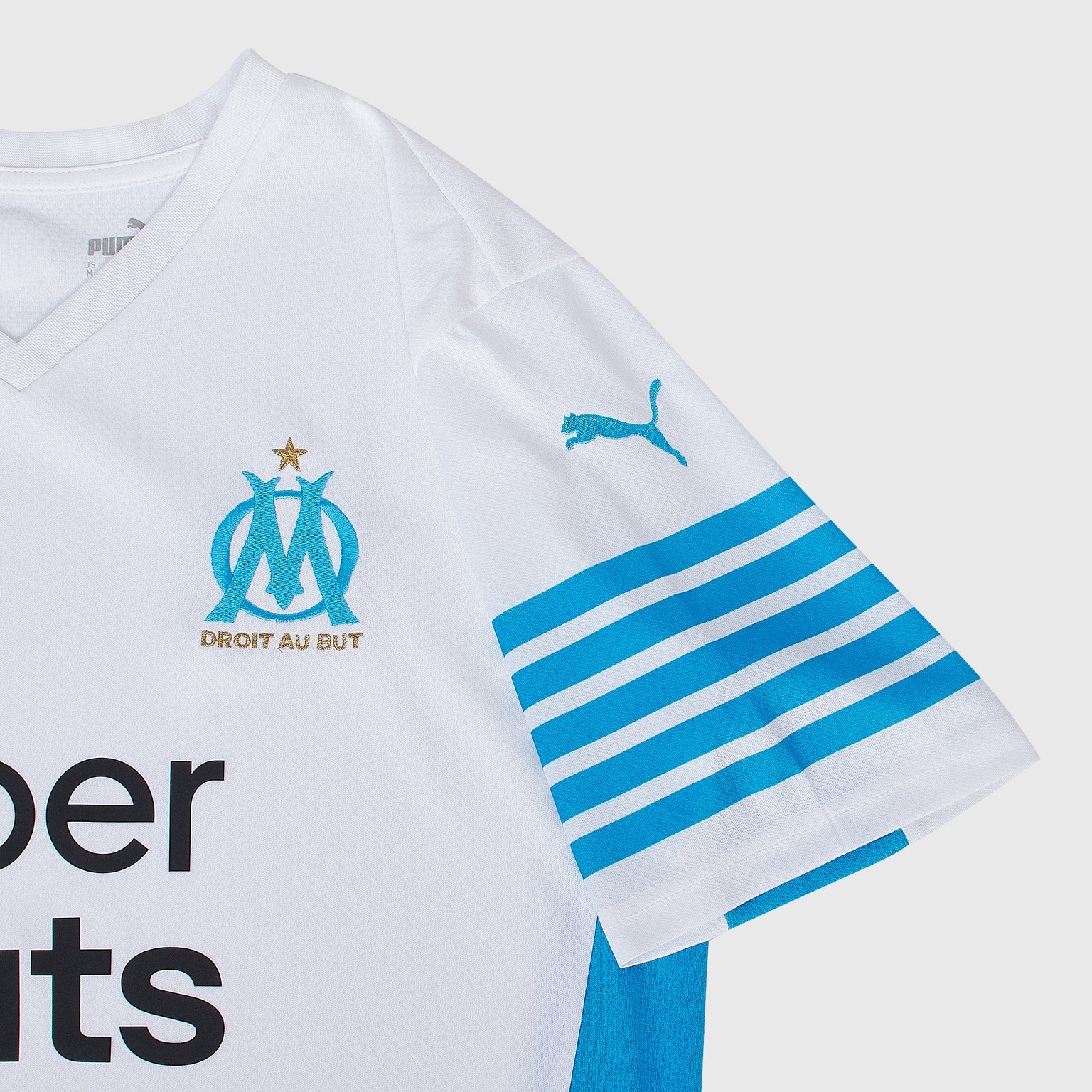 Футболка игровая домашняя Puma Marseille сезон 2021/22