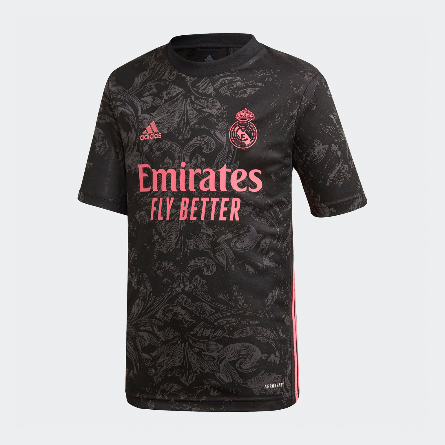 Футболка подростковая резервная Adidas Real Madrid сезон 2020/21