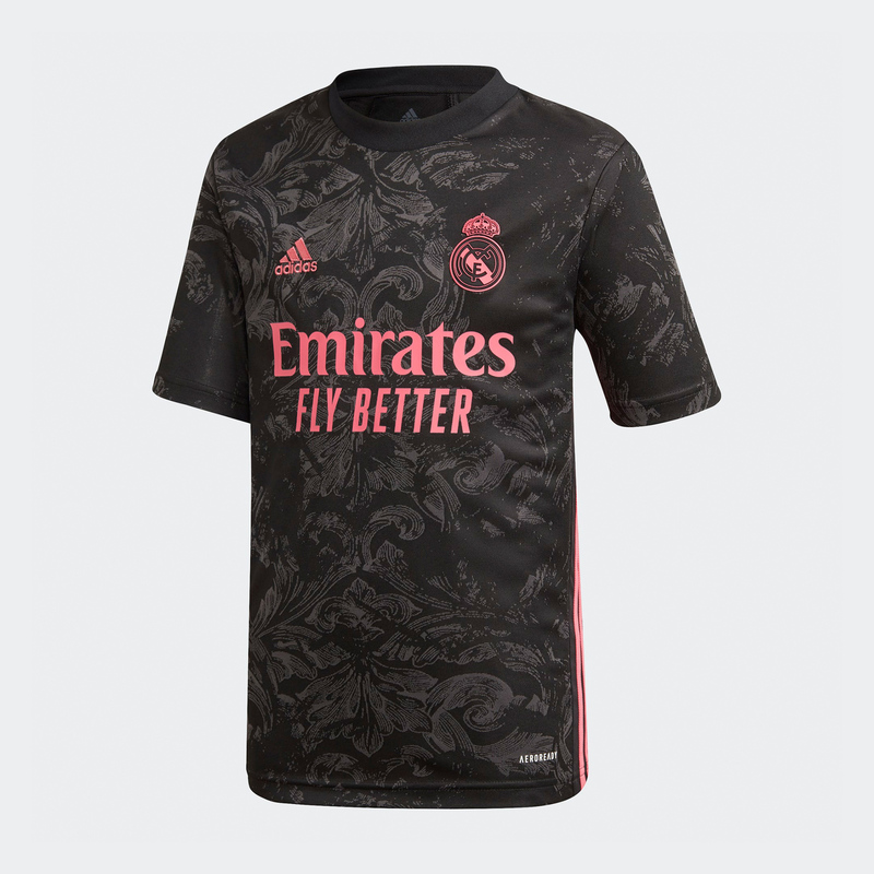 Футболка подростковая резервная Adidas Real Madrid сезон 2020/21